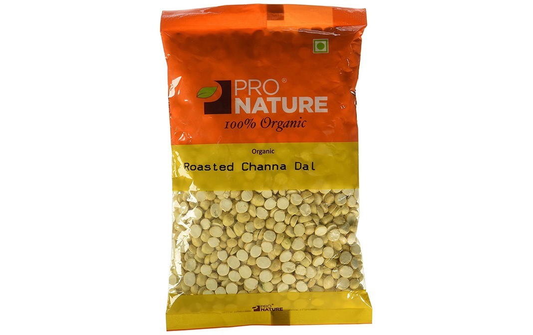 Pro Nature Organic Roasted Channa Dal   Pack  200 grams